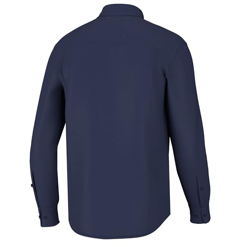 HUK Back Draft Solid Long Sleeve Button, Vented Fishing Shirt for Men2