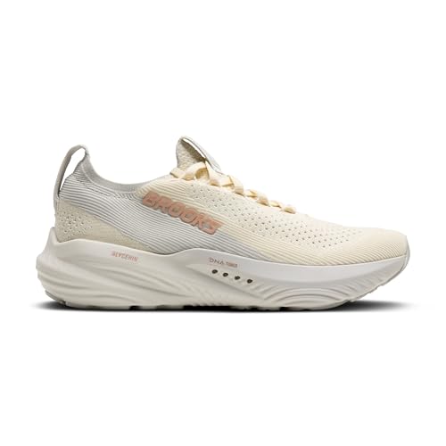 Brooks Brooks Women’s Glycerin Stealthfit 22 Neutral Running Shoe - Coconut/Oyster/Rose - 7.5 Medium