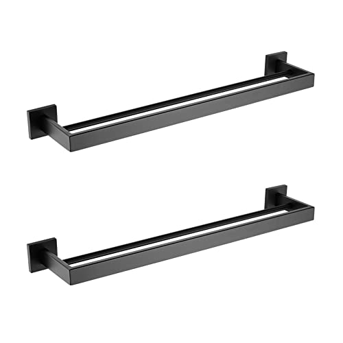 Jewelry Barra de Toalla Negra de Acero Inoxidable de rieles de Toallas, Rejilla de Toallas montadas en la Pared, Accesorios de baño Rejillas de Toallas/4 pcs Jewelry