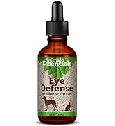 Animal Essentials Eye Defense Support for Dogs & Cats, 1 fl oz - Made in USA Organic Bilberry Cal...