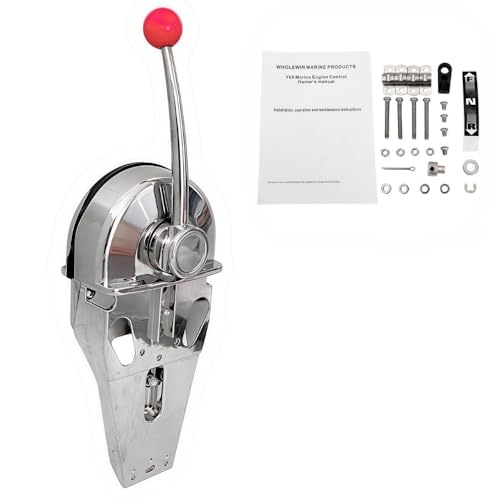 Zinc alloy control box installed on the top of the outer side of the ship for remote throttle control