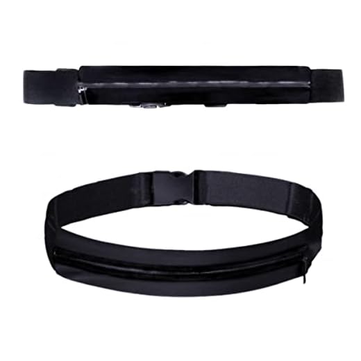 Pochete Slim Weemsbox Doleira Esportiva Invisível Antifurto Viagem Academia Cinto Celular Carteira Chaves