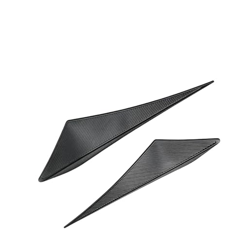 Ypoyney 2 PCS Front Side Grille Patch Decor, ABS Front Head Light Grille Decals, Waterproof Front Grilles Patch Trim to Enhances Style, Compatible with 2024 2025 2026 Toyota Tacoma (Black)