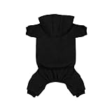 Dog Clothes Dog Hoodie Winter Warm Dog Sweatshirt Cold Weater Coat Pet Pajamas Clothing Soft Breatha