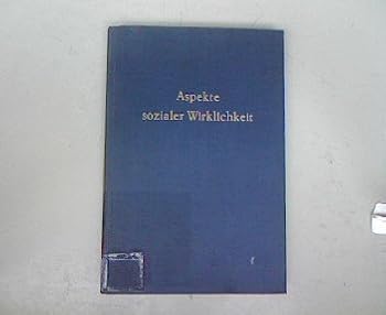 Hardcover Aspekte Sozialer Wirklichkeit [German] Book