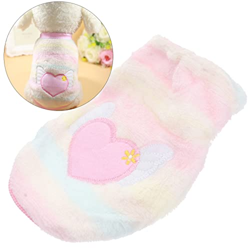 INOOMP 2 Peças Roupas Para Animais De Estimação Meninos Suéter Trajes Para Meninas Meninos Regata Ro