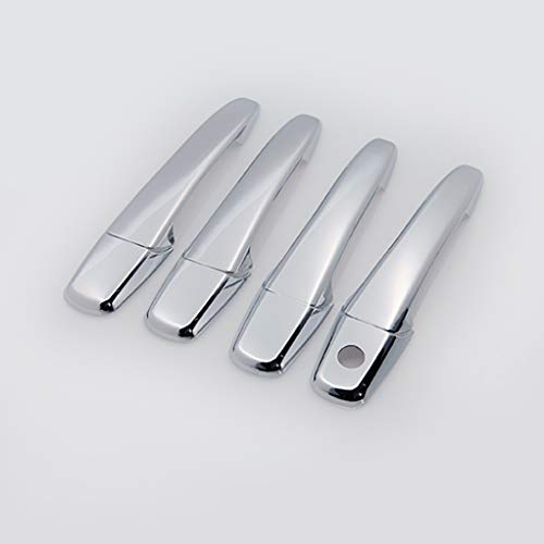EAG 07-10 Ford Edge/06-12 Ford Fusion/05-14 Ford Mustang/06-07 Lincoln Zephyr/07-10 Lincoln MKX/07-12 Lincoln MKZ ABS 4 Door Handle Cover Triple Chrome Plated