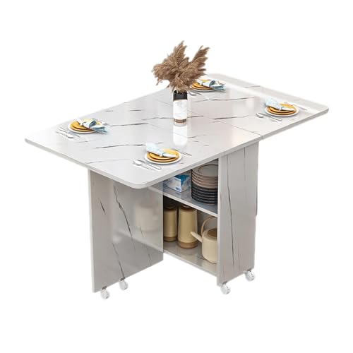 コンパクトな折りたたみダイニングテーブル おしゃれで安定感 省スペース収納可能 リビングやキッチンにぴったり 日常使いに便利(Style-e)