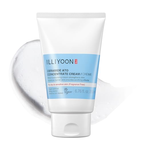 Illiyoon Ceramide Ato Concentrate Cream | Moisturizer for Dry & Sensitive Skin, 100hr Lasting...