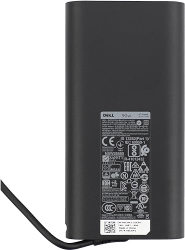 JCEQNVWL 90W Laptop Charger AC Adapter Compatible for Dell Latitude E6410 E6420 E6430 E6440 E6540 7490 7390 7480 5490 5580 5480 3190 E5470 E6520 E7440 E7450 Power Supply Cord Plug