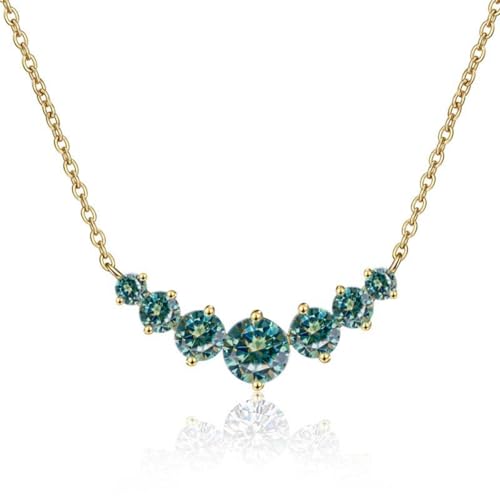 Diamant moissanite ronde 2.8 CT or 18K pour un éclat durable sans ternir
