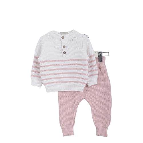 Image of Minora Baby Winter Clothing Set |Pants and Sweater for Boys and Girls |Long Sleeve Tops and Pants Outfits |0-12 Months