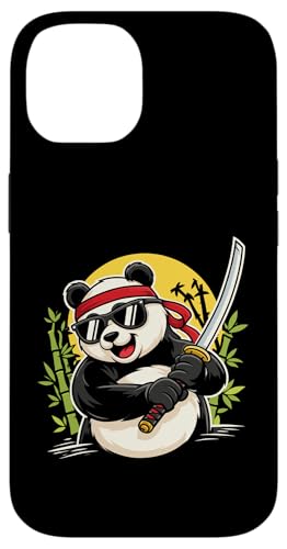 Samurai Panda With Katana Sunglasses Funny �X�}�z�P�[�X iPhone 14 �p