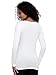 COZYFIT Underscrub Long Sleeve Women - Scrubs Undershirts for Nurse with Soft Fabric, Crew Neck Tee, White, 3XL