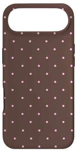 Brown and Pink Polka Dots Classic Polkadots Boho Simple X}zP[X iPhone Air p