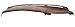 DashMat VelourMat Dashboard Cover Ford Falcon/Ranchero (Plush Velour, Taupe)