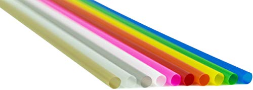 Pack de 250 pitillos plásticos amarillos 10" miniatura 6