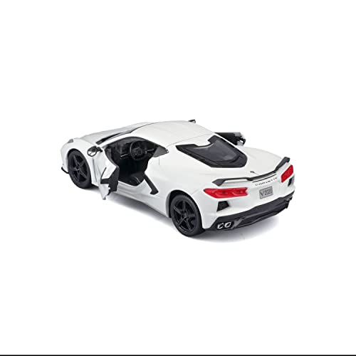 Image of Maisto 1:24 Assembly Line 2020 Chevrolet Corvette Stingray Coupe, White