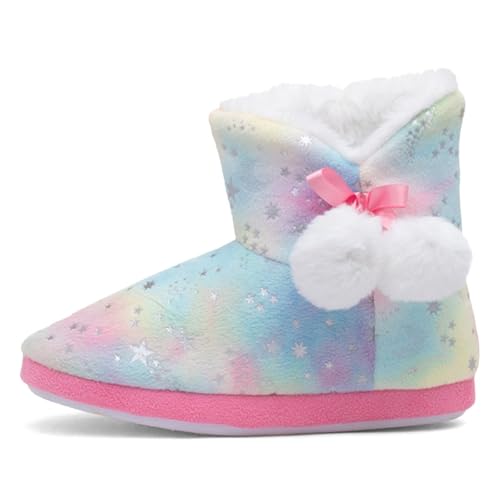 The Slipper Company Girls Multi Slipper Boot - Size 13 Child UK - Multicolour