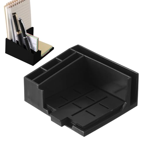 Dispensador de notas adhesivas, soporte portátil para notas, organizador de larga duración, juego de herramientas de escritura de notas, módulo de suministro eficiente para oficina, escuela, hogar
