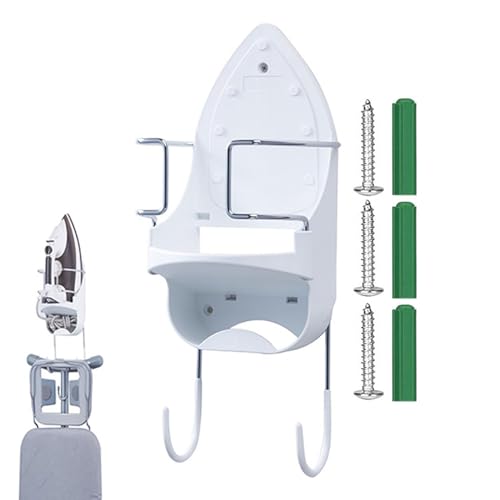 Tabla de planchar de pared, soporte para tabla de planchar de pared - Robusto soporte para tabla de hierro, perchero para puerta, gancho para de, por encima de la por
