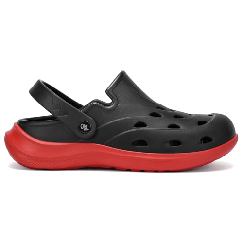Image of Kricely Clogs for Men with Arch Support Shower Hiking Sandals for Beach Water, Recovery Plantar Fasciitis Orthotic Slides