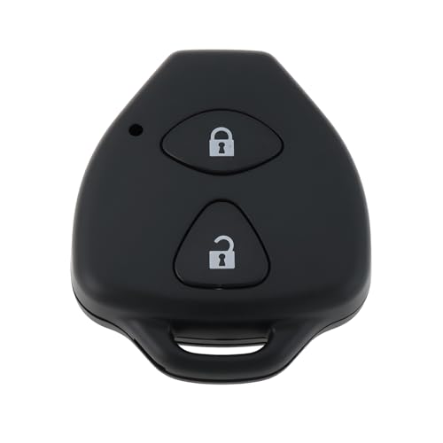 The Lord of the Tools Lot de 1pc Coque de Clé Télécommande 2 Boutons Compatible avec Toyota Avensis Yaris Auris RAV4 Hilux IQ