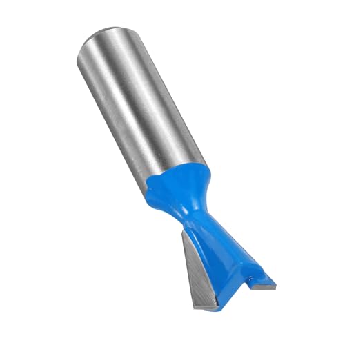 QUARKZMAN 2 Stück Dovetail-Fräser 5/8 Durchmesser 1/2 Schaft Wolframkarbid 14 Grad Dovetail-Gelenk-Bohrer für Box Schublade Schrank Gelenk Feine Holzbearbeitung