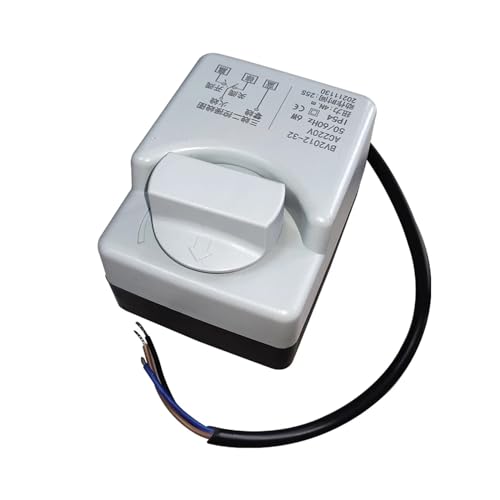 Actuador de válvula eléctrica 220V con bypass manual para evitar cortes de clima 2