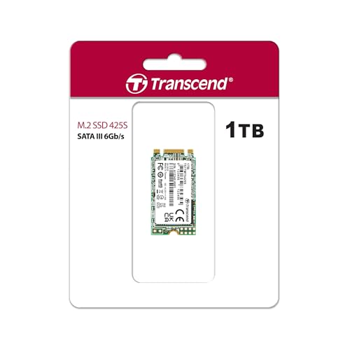 SSD interno da 1 TB SSD 425S SATA III 42 mm, memoria 3D NAND, per upgrade laptop/desktop - TS1TMTS425S - Hdd - Immagine 1