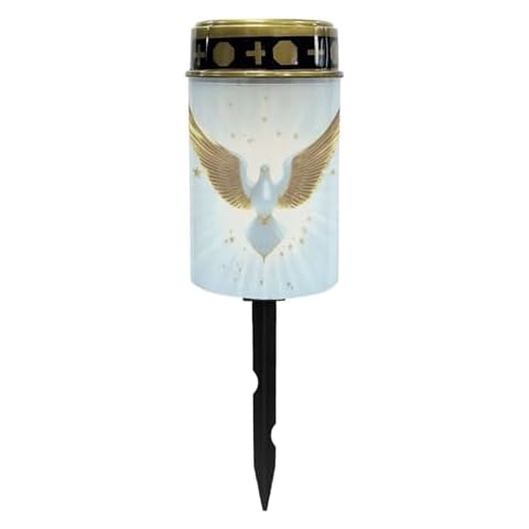 Uorisanigo Gold Peace Dove Solar Lights Cover