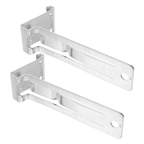 BinZyronic 2個入り ビニールサイディング用ハンガー ? 工具不要で壁面に簡単取り付け 垂直型薄型デザインで傷つけず