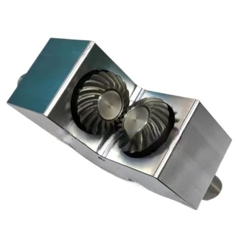 Angle Steering 90 Degree Commutator Spiral Bevel Gear Driver Reduction Corner 1:1 Transmission 15mm Shaft Right Angle Steering Gearbox Driving Change