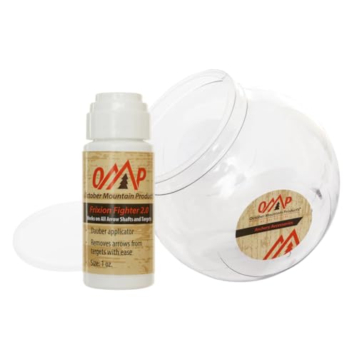 October Mountain Products Frixion Fighter 2.0 Arrow Lube Bulk Counter Display (10 Pack - 1 oz.)