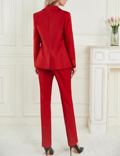 Business Women Suit Set One Button Womens Suits 2 Piece Set Professional Pant Suits for Women2