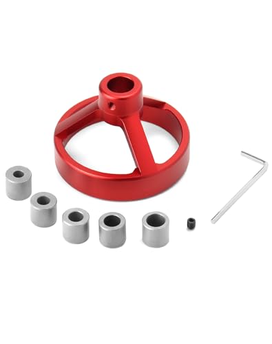 Image of QWORK Straight Hole Drill Locator, 90 Degree Drill Guide 6/7/8/9/10mm Bit Punch Locator Jig Stainless Steel Bushing Woodworking Tools