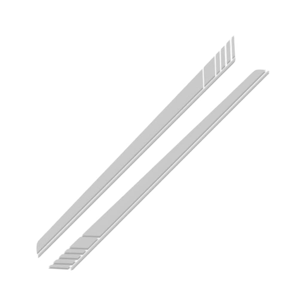 R-timer 2 Pcs Car Side Skirt Stickers for Mercedes-Benz CLA Saloon (C178 C174) 2025 2026, Door Skirt Stripes Checkered Sticker Body Side Decals Auto Exterior Accessories,Grey