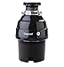 GE Disposall Continuous Feed 3/4 Horsepower Motor Garbage Disposer, Good for Grinding: Vegetable Peels & Small Bones, Easy Install Kit, Non-Corded, Recommended for 2-4 Person Homes, GFC720N