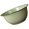 UPKOCH Enamel Bowl Retro Deep Enamel Soup Basin Vintage Mixing Bowl Oil Pot Salad Serving Bowl for Kitchen 20CM