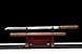 Handmade Samurai Sword 40.6 Battle Ready Hand Forged Shirasaya Ninja Katana Sword Sharp Blade Cut Bamboo (103)