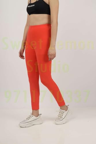 Image of ON&ON Women's Cotton Stretchable Slim Fit Straight Pants Trouser for Casual Wear and Office Wear