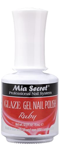 Esmalte de Gel Mia Secret Glaze color Ruby miniatura 1