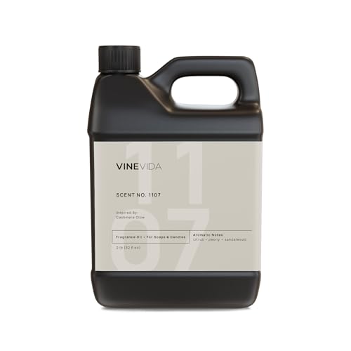 VINEVIDA [32oz] Cashmere Glow Fragrance Oil for Candle Making and Soap Making - Premium Candle Scents for Soy Candles