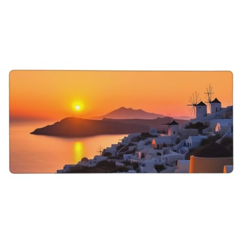 Grand tapis de souris ordinateur de bureau caoutchouc antidérapant 40x90 cm