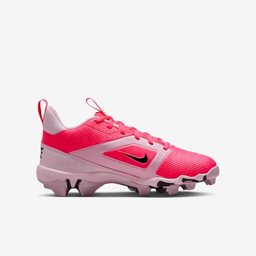 Nike Alpha Menace 4 Shark Big Kids' Football Cleats (HJ4571-600, Racer Pink/Pink Foam/Dark Smoke Grey/Dark Grey)3