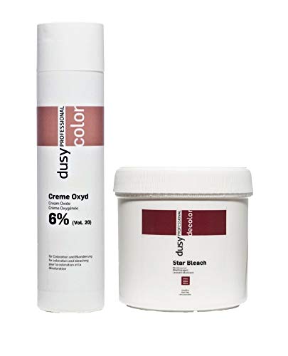Preisvergleich Produktbild Dusy Professional Creme Oxyd 250ml 6% + Dusy Star Bleach Blondierpulver 100g