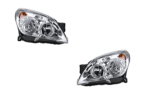 Johns, Phare halogène HSW pour Opel Astra H 03/04- H7 H1 Jeu gauche et droite