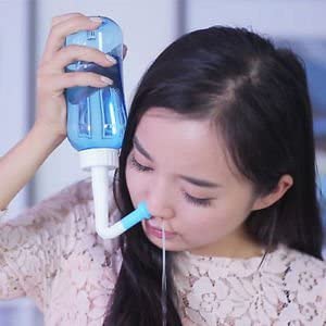 GlobalNiche Adults/Children Neti Pot Nasal Nose Wash Detox Sinus Allergies Relief Rinse 2J2