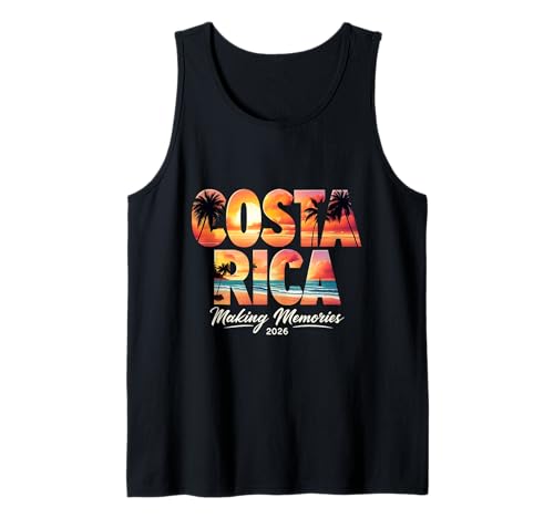 Pura Vida Costa Rica Souvenir 2026 Central America Travel Tank Top