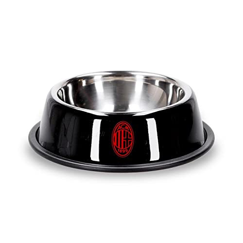 AC Milan AC Milan Only4fan S.r.l. PETBOWLACMILAN26CMB Bowl,Black, One Unisex-Adult, Nero, Unica